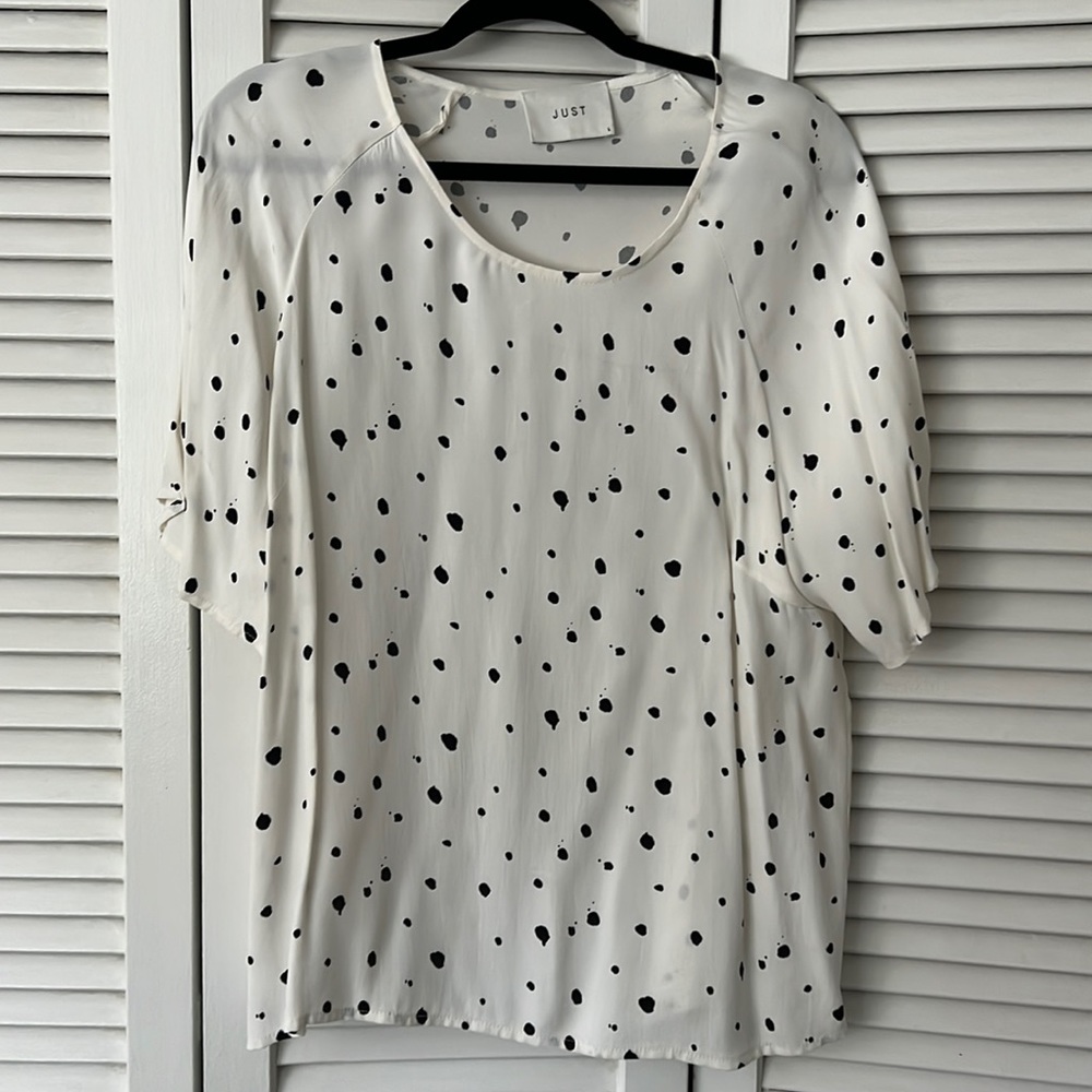 JUST viscose blouse. Size L. Like new.